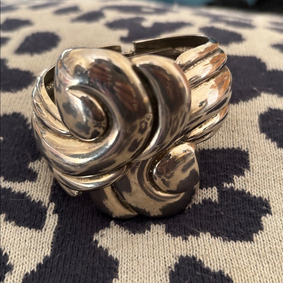 Silver Swirl Cuff Bracelet - Picture 5 of 5